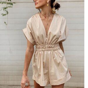 Zara Beige Romper